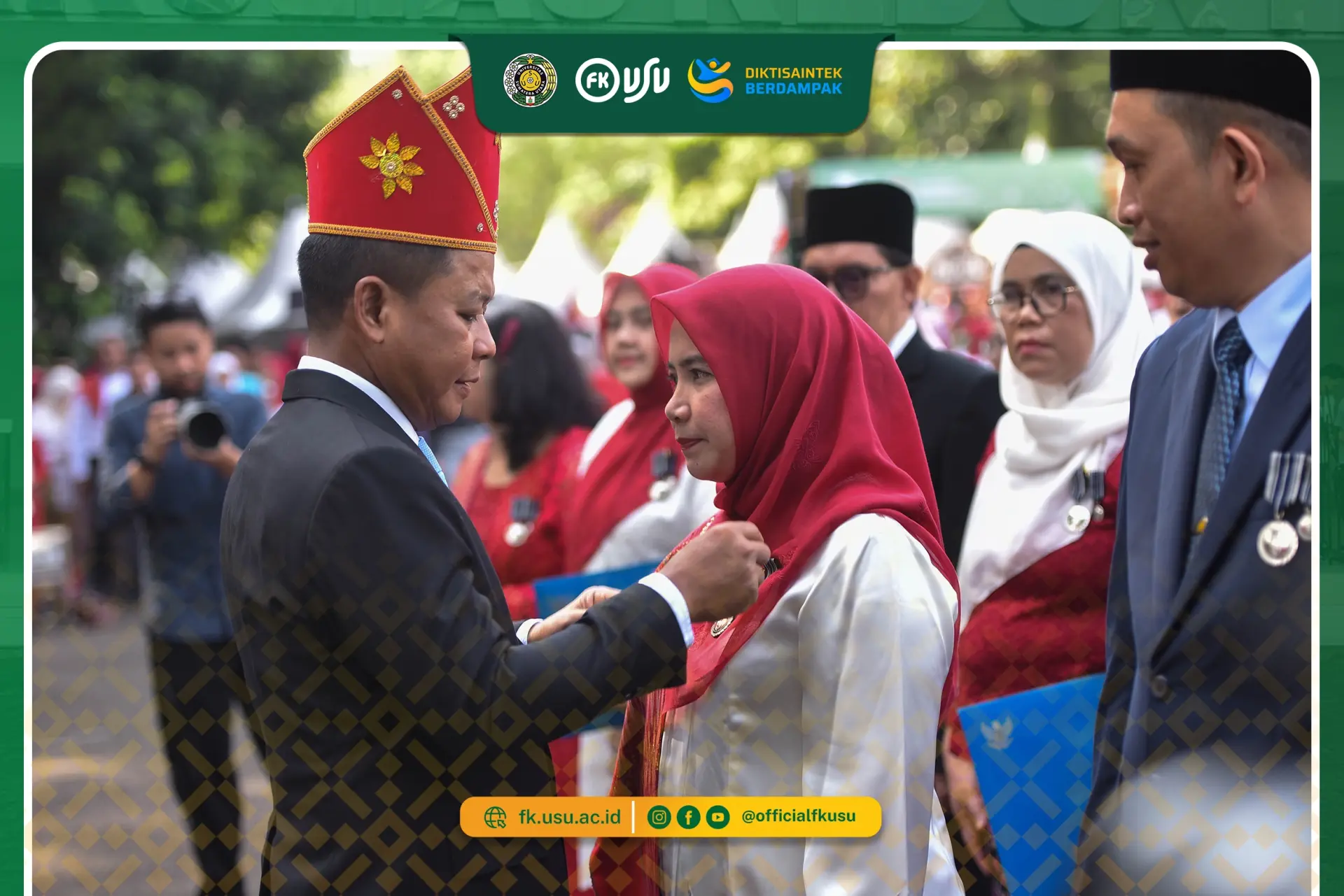 19 FK USU Lecturers Receive Satyalancana Karya Satya Awards at the 81st Anniversary of Indonesia’s Independence
